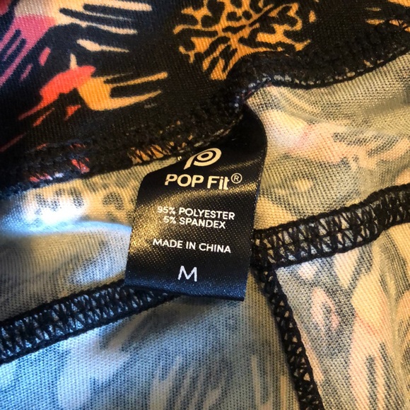 Womens size medium Pop Fit Floral Full Length Leggings - Picture 7 of 9